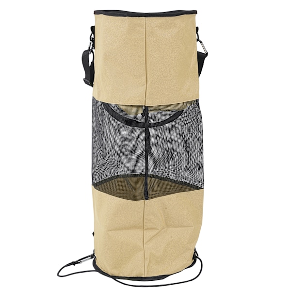 Båt Søppelposer Gjenbrukbare Vanntette Bærbare Mesh Søppelposer for Båt Søppellagring Khaki