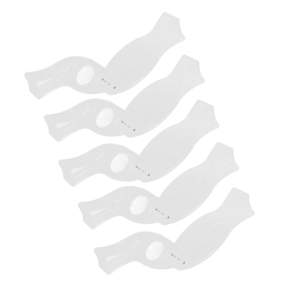 5 kpl Manuaalinen Sitruunapuristimen Lovely Shape Kannettava Läpinäkyvä Hedelmämehukeitin Kotikeittiöön Kahvilaan Kala Muoto