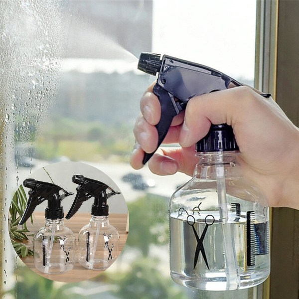 Gulv- og damprensertilbehør Ultrafin sprayflaske 250 ml vaskemiddel Deodorant tom flaske roterende dyse (2 stk)