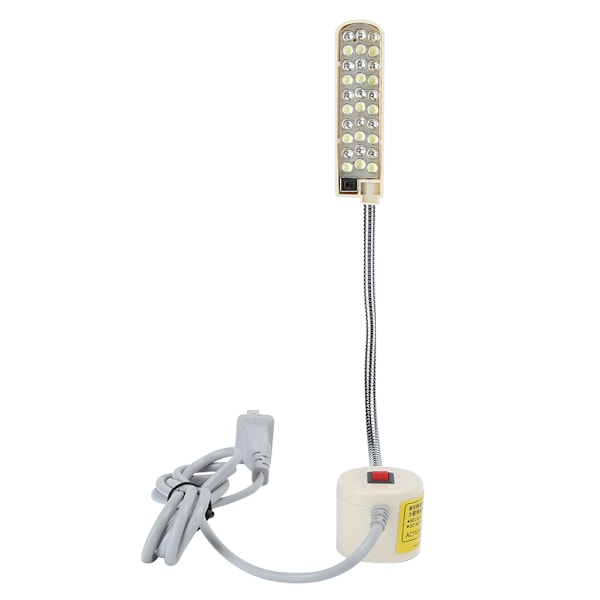 Symaskinslampa 30 pärlor LED 2-färgad ljus industriell ögonskydd Spänning 110-250VUS-kontakt