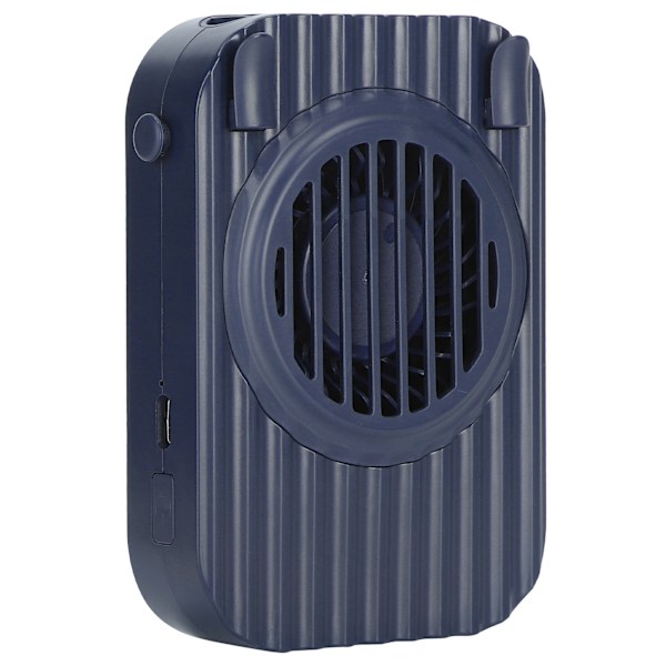 Mini Kaulatuuletin Luova USB Kannettava HandsFree Puettava Lazy Hanging 3 Nopeuksinen Jäähdytin (Sininen)