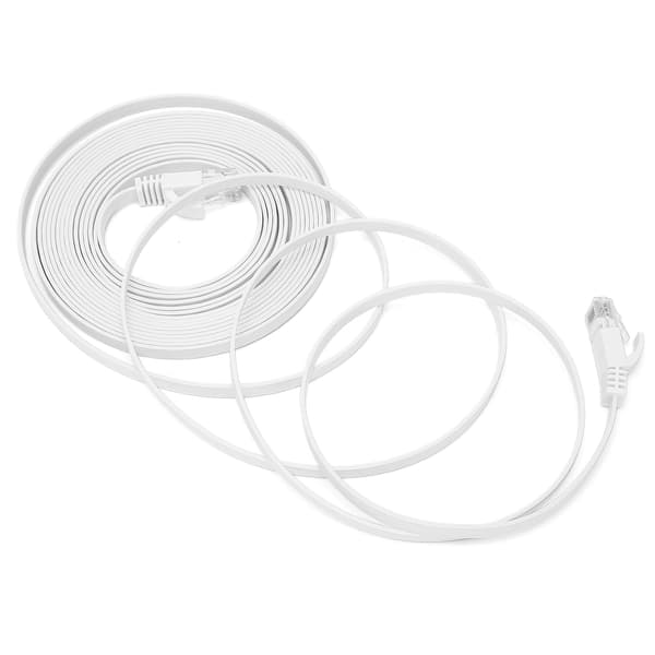 Ethernet-kabel CAT6 Gigabit 8-kärnig Twisted Pair Network Jumper Platt koppartråd 15 meter