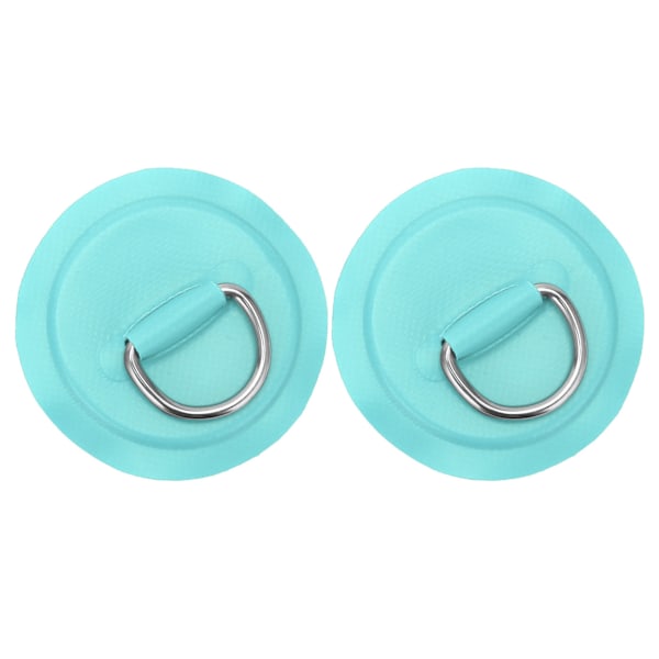 D Ring Pad Patch PVC Oppblåsbar båt Flåte Jolle Kanot Surfebrett Kajakk Festebeslag Smaragdgrønn