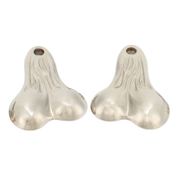 Bumper Balls Bull Nuts Sinklegering Hengerkuler for 1/10 Universelle RC Biler Sølv
