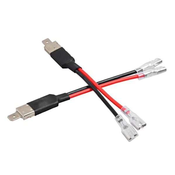 2 stk. H1 LED Single Conversion ledningskontakt Kabelholder Adapter til LED-forlygter