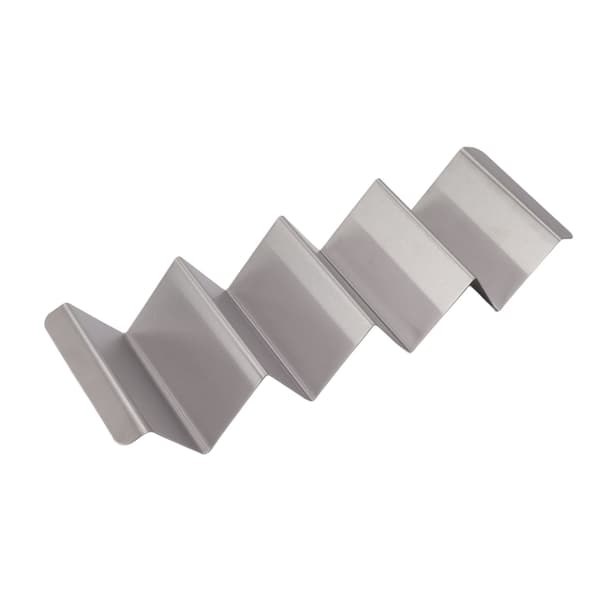 Kjøkken Taco Holder Stativ Bølgeform Rustfritt Stål Taco Shell Holder Grill for Baking L