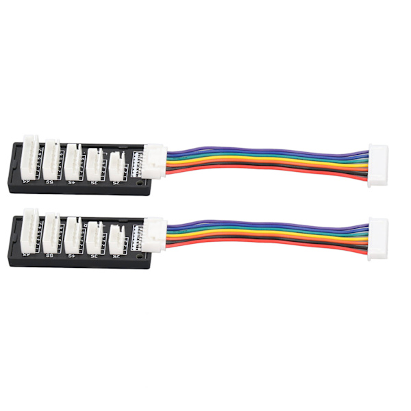 2 stk Balanceopladningskort Plast 2S‑6S Balanceopladningsadapter Konverter til B6 B6AC A6 Smart Balanceoplader