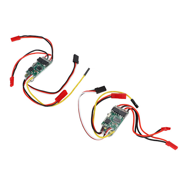 2st Borstad ESC Dual Way Bidirectional ESC för RC Model Boat Tank 130 180 Borstad Motor