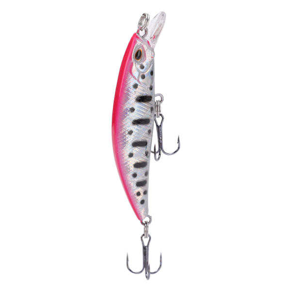 Fiskedrag 3D Vivid Eyes 6,8 cm ABS Plast Slidstærkt Naturligt Robust Minnow Lure til Saltvand Ferskvand Farve 7