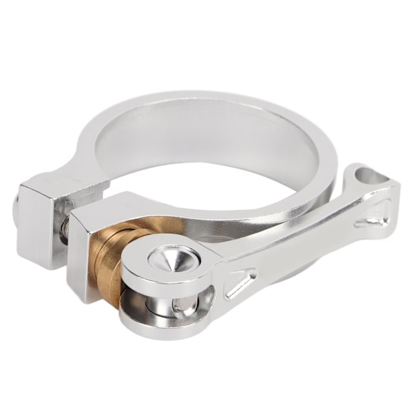 41 mm:n pyörän satulaputken kiinnike CNC-alumiiniseos, nopea irrotus, taittopyörille, hopea