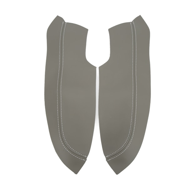 2st/set Mikrofiberläder framdörrpanel Armstödskåpa Skydd Antiskrapningsbyte för Civic 2005-2011Grå