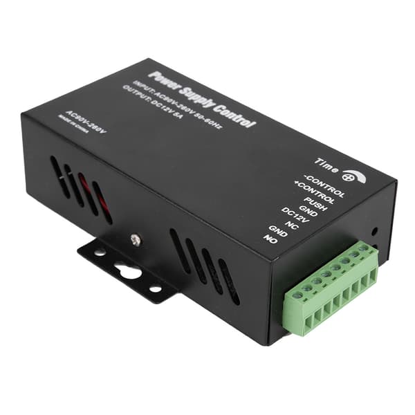 Strömförsörjningskontroll Backup-batteriport för dörråtkomst Office Security System AC90-260V till DC12V 5A