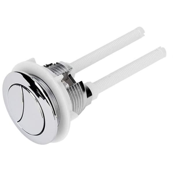 Dobbelt skyl toilet trykknapper knop 38mm standard krom sølv P