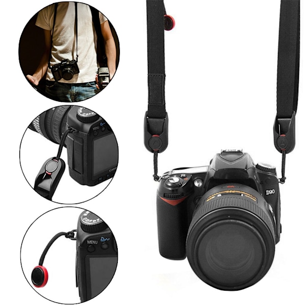 Slide Camera Strap Professionell Lätt Slide Camera Strap Axelrem