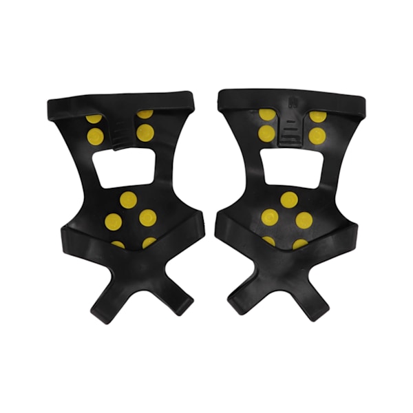 1 par 10 pigger ispigger for snø og is - Anti-skli ispigger for sko og støvler - Gåpigger for tur, fotturer og klatring - Størrelse M (36‑41)