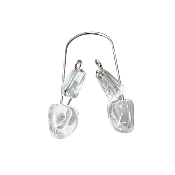 Nose Bridge Shaper Lifting Uträtning Mjuk silikon Nose Bridge Corrector Device for Night Transparent (Dubbel ände)