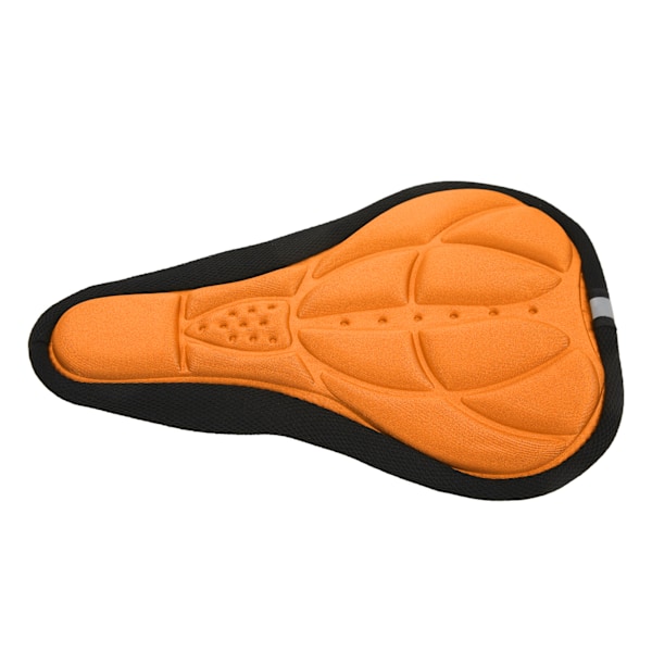 Cykelsätesöverdrag Mjuk Andas Slitstark svamp Enkel installation Bekväm Concavo Convex Design Cykelsitsdyna Orange