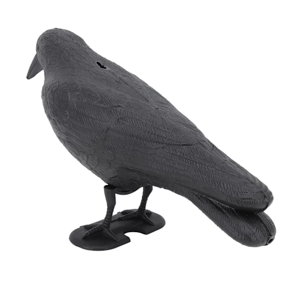 Kråke Lokkefugl Bueskyting Målskive PE 3D Stående Kråke Statue Realistisk Trening Bow Decoy for Utendørs Skyting Jakt Hagedekorasjon