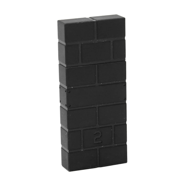 USB Trådløs Kontrolleradapter Multifunksjons Bluetooth-kontroller for PC for Windows for OS X for Steam Deck for RPi Svart