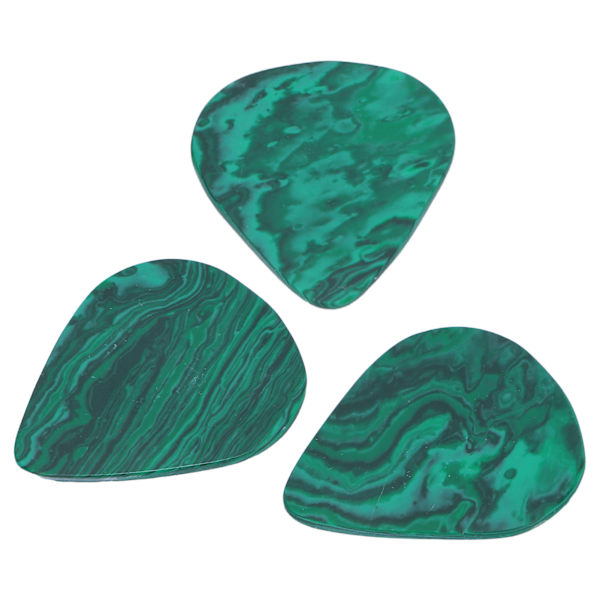 3 st Malakit gitarrspel plektrum Tjock gitarr plektrum Instrument Plektrum Tillbehör