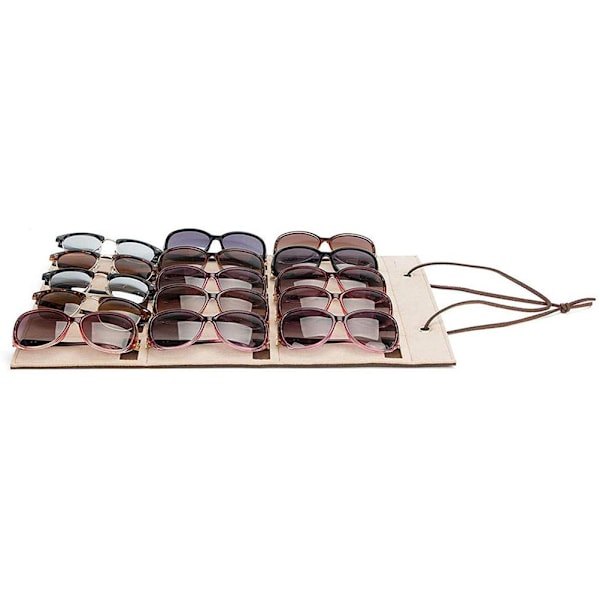 Hængende Solbriller Organizer Væghængt 15 Slots Briller Opbevaring Organizer Holder