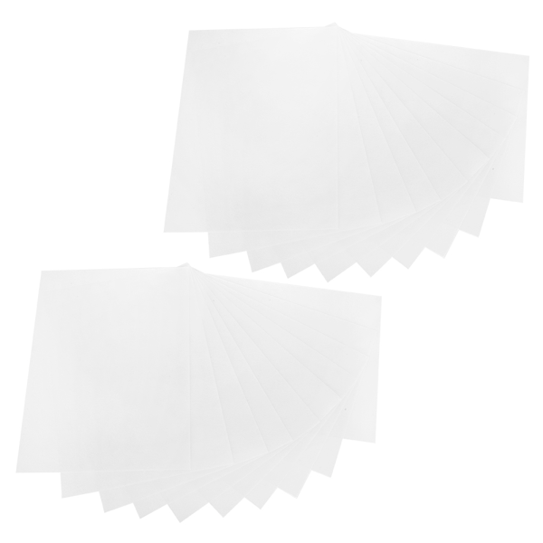 20 st Krympfilm Semitransparent frostad värmekrympbar handmålad gör-det-själv-ark 0,2 mm 2029#