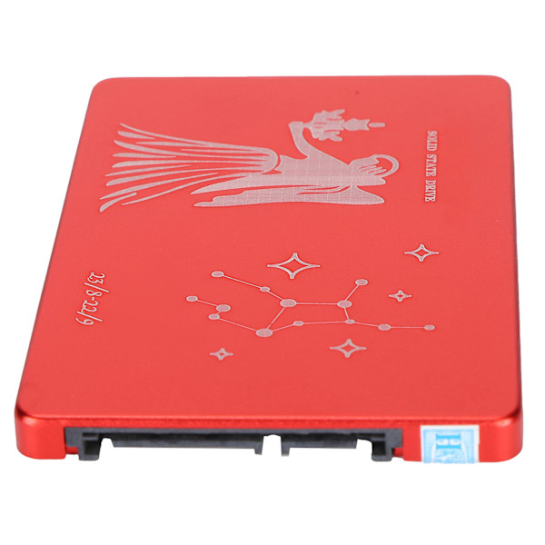 Hsthe Sea Mobil Solid State Disk Portabel 2.5 Tum Metall Virgo Röd Extern SSD för PC Dator 32GB