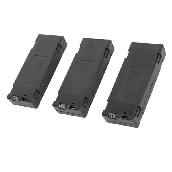 3st Drönarbatteri 2600MAH 3,7V Uppladdningsbart Quadcopter Drönarlitiumbatteri för E88 för Borstlöst för S13 S1 APP8GPS