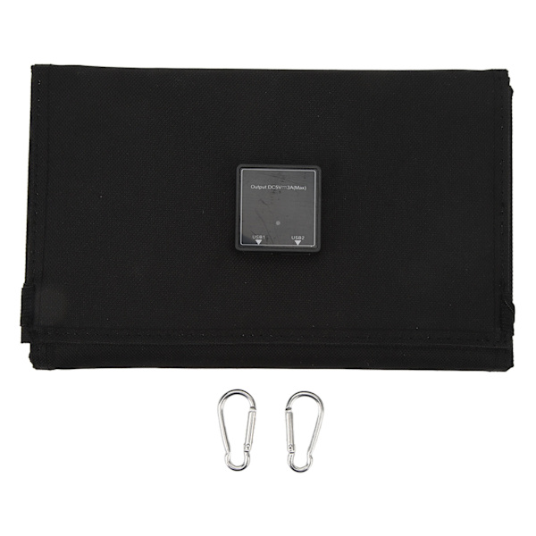 Solcelle Folding Bag 30W 5V Bærbar Solcellepanellader med Dobbel USB-utgang for Mobiltelefon Reise Camping