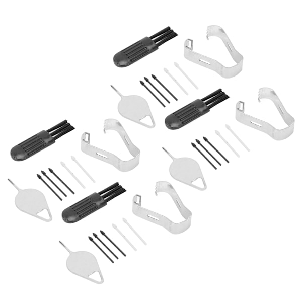 4 Set Ersättningsspetsar för Samsung Stylus Penna Svart Grå Pennspetsar Ersättning för Samsung Galaxy Tab S8 för Tab S8 Plus
