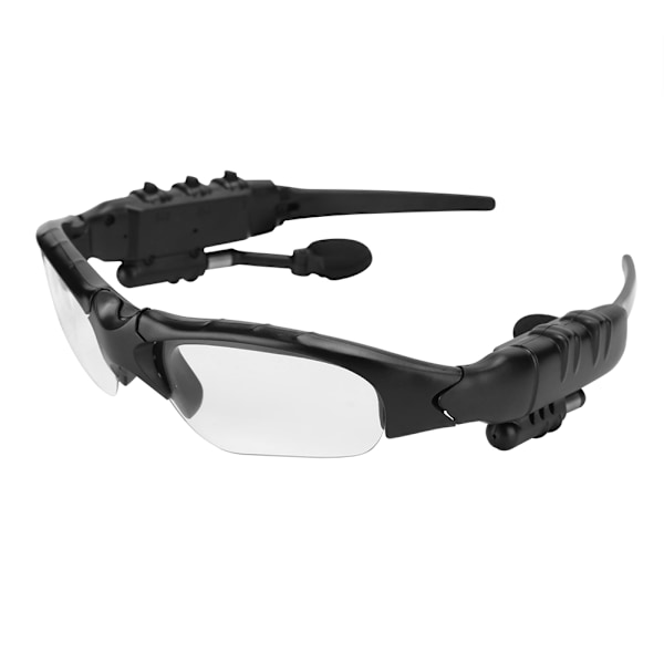 Bluetooth 5.0 Solglasögon Solar Power Trådlösa Glasögon Hörlur Headset Stereo hörlurTransparent
