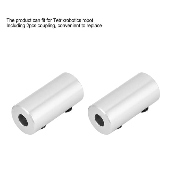 2 stk. kobling aluminium robot reservedeler egnet for Tetrixrobotics 4,7 mm 6 mm