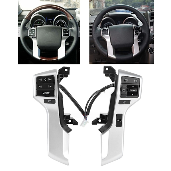 Multifunksjonsrattstyringsbryter Bluetooth Audio 84250‑60180‑B0 Passer til Toyota Land Cruiser Prado