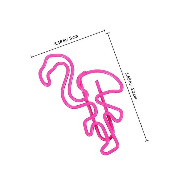 Flamingo Bogmærkeklemme til Klipning 30 Stk. Rosa Skolematerialer