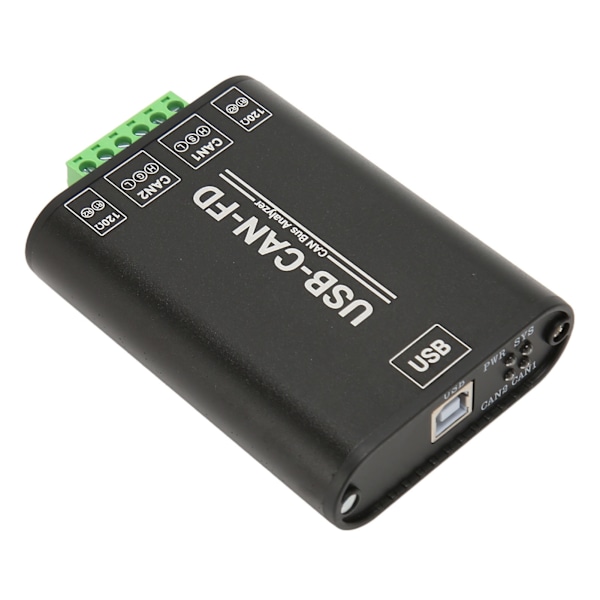 Teollinen USB-CAN FD -sovitin CAN FD -väylän kommunikaatioliittymämuunnin CAN FD -protokollan datan analysointi