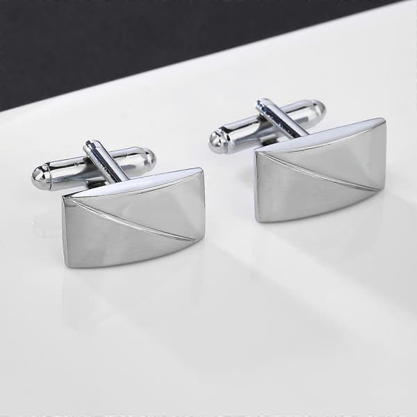 Robuste kobbermanchetknapper, sikker fastgørelsesmekanisme, sofistikerede skjorteaccessories til herrer, flerfarvet A cutting line
