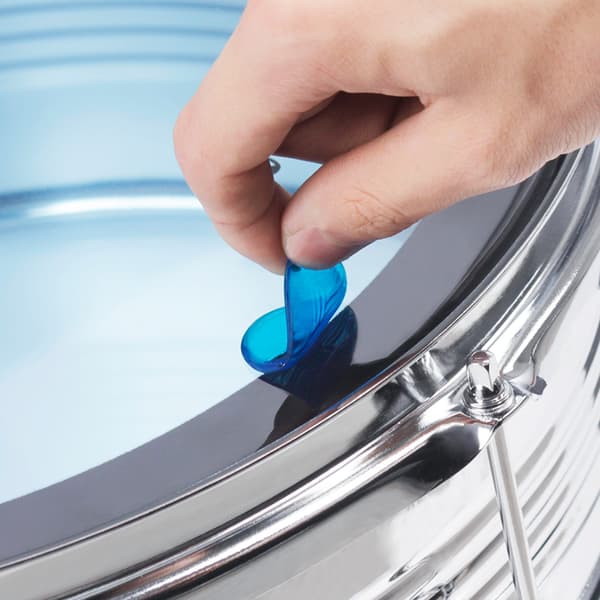 6 ST Transparent Silica Gel Drum Silencer Kit Snare Drum Silencing Pad Paste (blå)