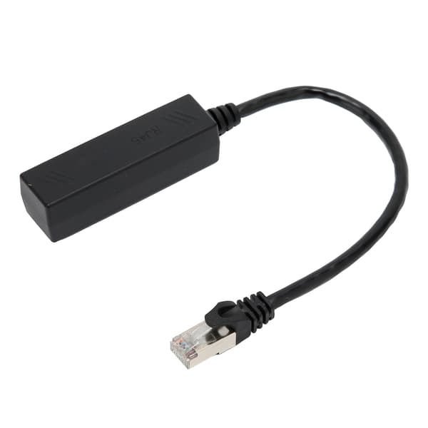 RJ45 Ethernet Splitter Kabel Enpunkt Fyra Ethernet Kabel Splitter ABS PCB RJ45 Splitter Adapter Kompatibel med bärbar dator
