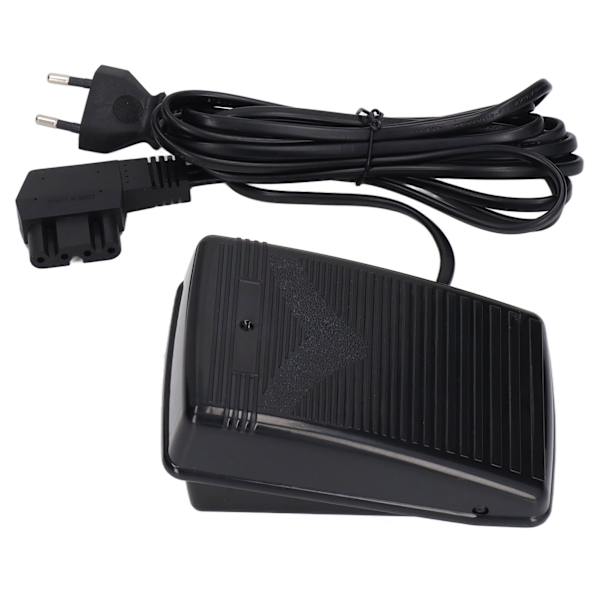 Symaksinfodpedal 3 huller 4 kerner Multifunktionel fodkontrolpedal med strømledning EU-stik 220V