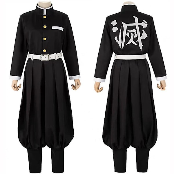 Rengoku Kyoujurou Cosplay Kostym XL - Anime Halloween Festkläder