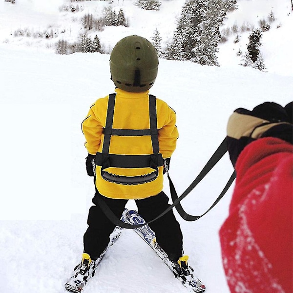 Ski- og Snowboard Træningssele til Børn - Sort