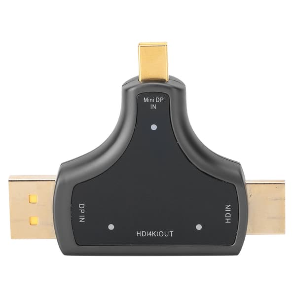 Adapter 3-i-1 Multifunktionell 4K HD Bärbar Notebook Drivrutinsfri DP-gränssnitt D62A