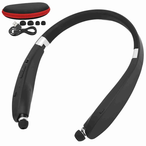 SX-991 Wireless Stereo Bluetooth 5.0 Headset Teleskopisk hopfällbar Universal Sporthörlurar
