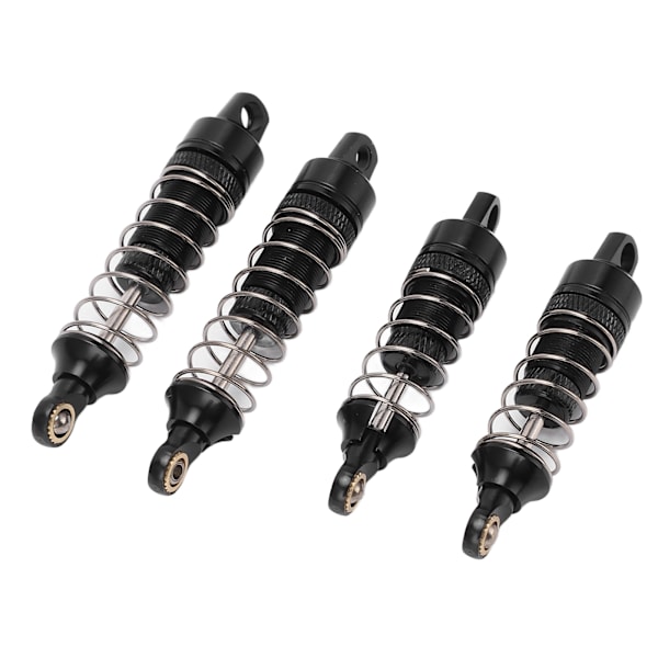 4 stk støtdempere aluminiumlegering RC fjærdempere for Losi Mini T 2.0 2WD 1/18 TruckBlack