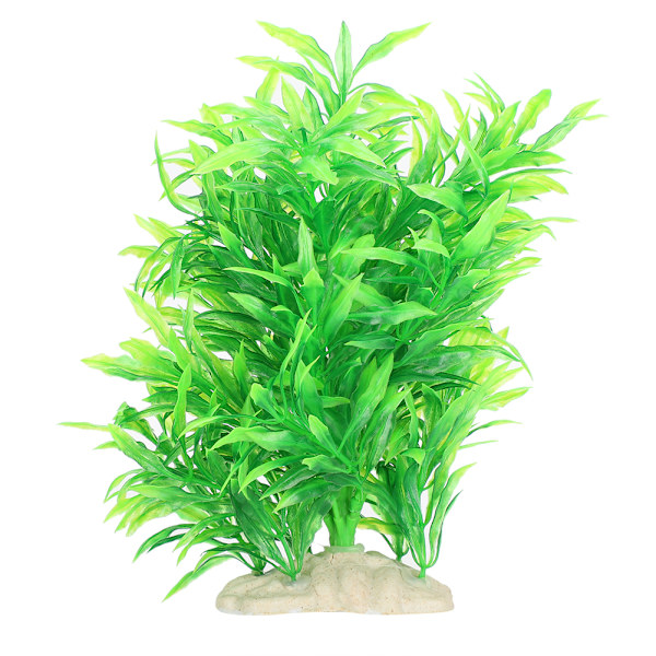 Simulering vattengräs akvarium sköldpadda tank landskap konstgjord akvarium bambu blad Litet träd konstgjord dekoration Litet träd med bambu blad