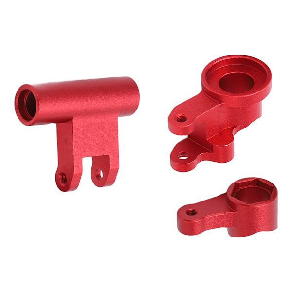 Styrkomponenter i aluminiumlegering RC Bil Oppgraderingsdeler Tilbehør for Losi Lasernut U4 1/10 RC Bil Rød