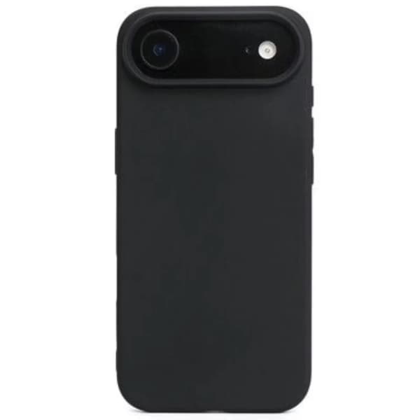 【NX】Kompatibel med iPhone 17 Air Mat Sort Silikone Cover
