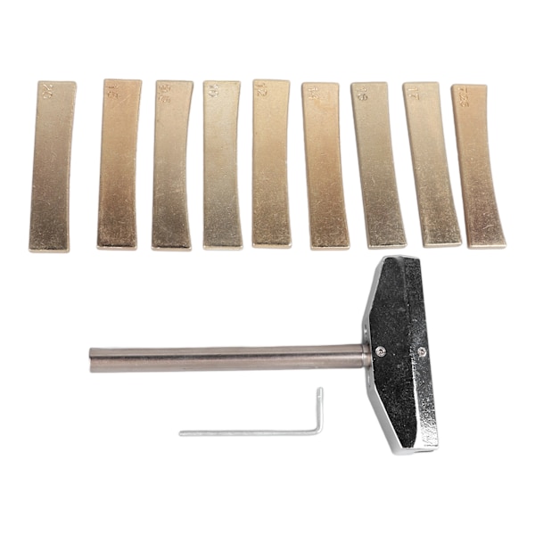 Gitar Freboard Installasjonsverktøy Fret Voard Press Caul Innsatser Inlay Tool for Luthier