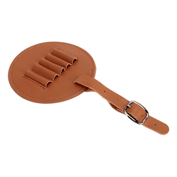 Golf Tee Holder Organizer Bærer Portable PU Læder Golf Tee Opbevaringspose til Golfspillere Mænd Kvinder Brun