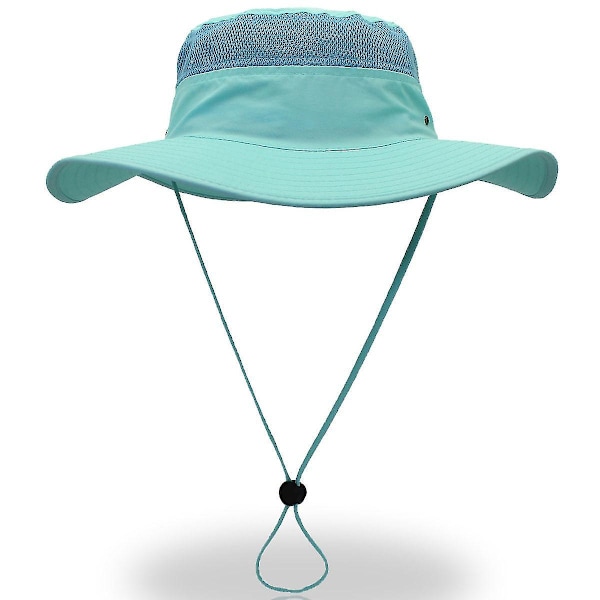 Foldable Wide Brim Fishing Sun Hat - Adjustable Bucket Sunhat